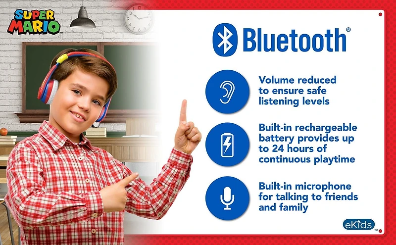 Super Mario Bluetooth Headphones