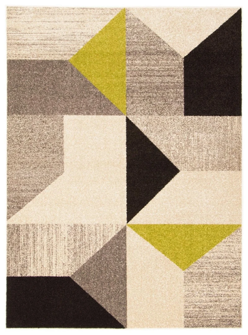 ECARPET Geometric Area Rug, Indoor Carpet for Living Room Bedroom Harlow Collection