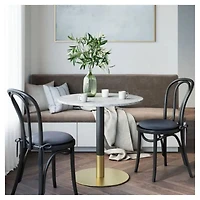 Ruby Round Dining Table in White