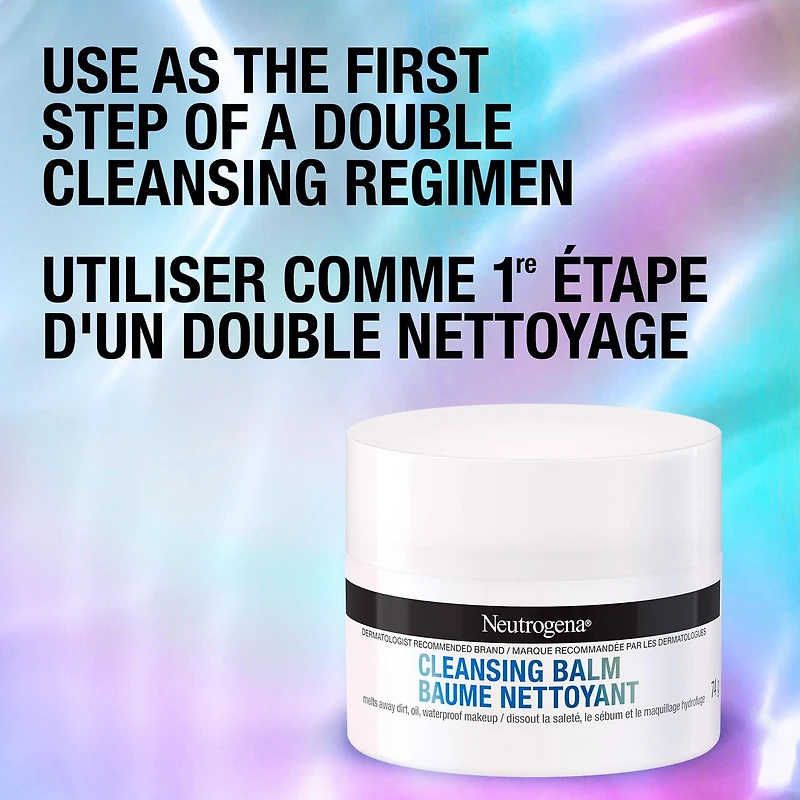 Baume nettoyant Neutrogena – Démaquillant – Nettoyant pour le visage sans parabènes – Sans parfum 74g