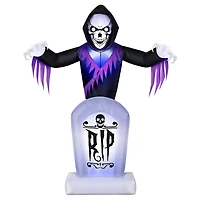 Occasions Halloween 8 Foot Inflatable Animated Tombstone Reaper