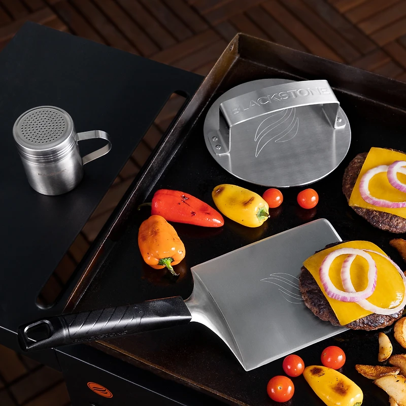 Kit de presse et de saisie de hamburgers Blackstone, 3 pièces