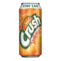 Crush Orange Boisson Gazeuse 473 mL, Canette King 473mL