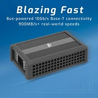 OWC Thunderbolt 3 Adaptateur Ethernet 10G - Adaptateur Réseau - Thunderbolt 3 - Ethernet 10Gb x 1