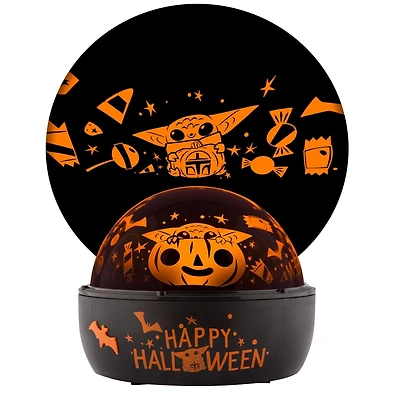 Halloween Lightshow Projection Tabletop ShadowLights The Mandalorian 2023 Star Wars (Orange)