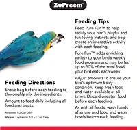 Zupreem Pure Fun Bird Food For Large Birds
