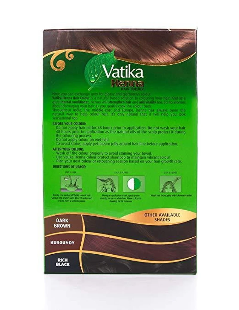Vatika Henné Couleur Marron Henné couleur marron