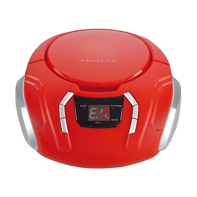 Boombox Portable Proscan CD avec radio AM/FM et AUX