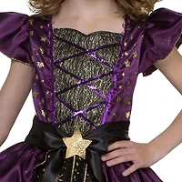 Costume de sorcière étoilée pour filles M.