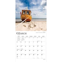 BrownTrout Beaches 2024 12x24 Inch Square Wall Calendar, 9781975457853