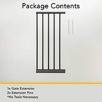 North States™  Mypet™ 13.5" Extension for Windsor Arch Petgate - Matte Bronze