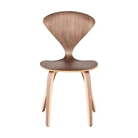 Lot de 2 chaises de salle à manger en bois de style Sarine – Construction en bois de noyer, design robuste et intemporel pour salle à manger ou cuisine