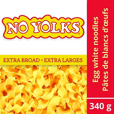 Pâtes No Yolks Nouilles de Blancs D'œufs Extra Larges