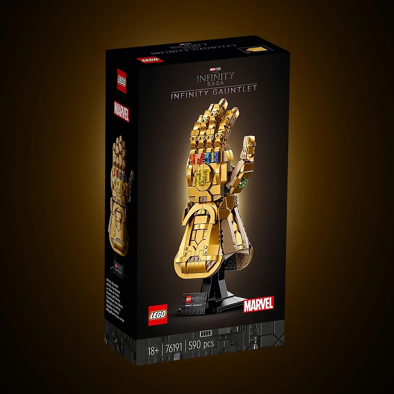 LEGO Marvel Infinity Gauntlet 76191 Toy Building Kit (590 Pieces), Includes 590 Pieces, Ages 18+
