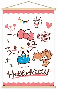 Hello Kitty: 25 Snack Time - Kitty Pancakes Wall Poster, 22.375" x 34" Framed