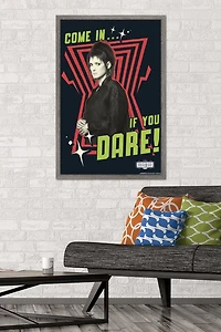 Beetlejuice Beetlejuice - Come In If You Dare Wall Poster, 14.725" x 22.375" Framed