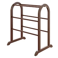 Eleanor Quilt Rack Walnut Finish