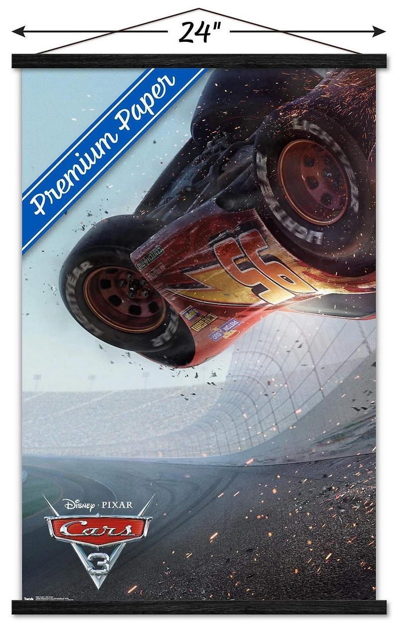 Disney Pixar Cars 3 - One Sheet Wall Poster, 22.375" x 34"