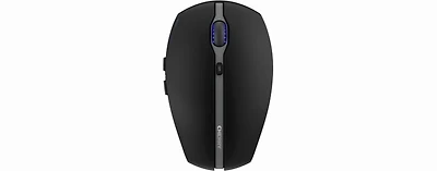 Cherry GENTIX BT Wireless Bluetooth Mouse, Multi-Device Function for up to 3 Devices, Switchable Resolution (1K/2K DPI), 7 Buttons and Scroll Wheel, Battery Operated (Black)