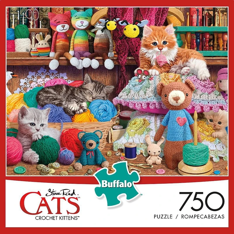 Buffalo Games Le puzzle Cats Series Crochet Kittens en 750 pièces