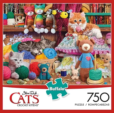 Buffalo Games Le puzzle Cats Series Crochet Kittens en 750 pièces