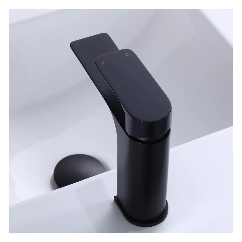 The akuaplus® Round Single-Hole Lavatory Faucet ELENA.