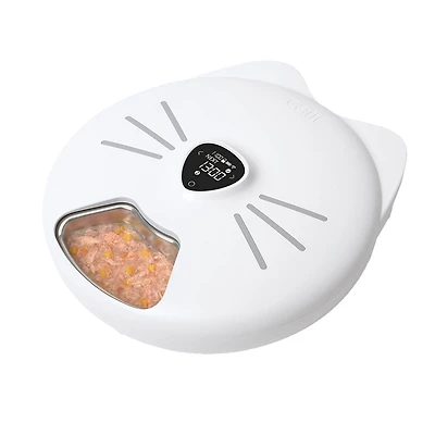 Catit PIXI Smart 6-Meal Cat Feeder with Stainless Steel Tray