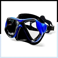 Masque de natation adulte Dolfino Pro Theos Bleu