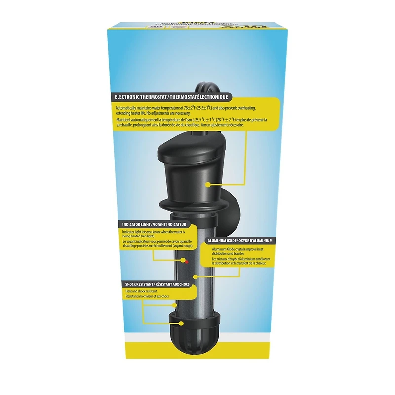 Chauffe-aquarium submersible Tetra 100W Pour aquarium de 10-30 gallon