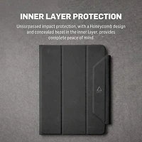 Adonit iPad 10.2 Case 2020 iPad 8th Generation / 2019 iPad 7th Gen Protective, Thin, Magnetic Stand Hard Back Shell Sleep/Wake Smart Cover Case with Pencil Holder for iPad 10.2 Inch