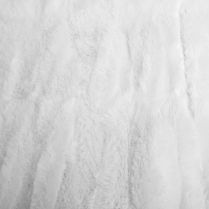 Faux Fur Throw White