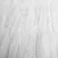 Faux Fur Throw White