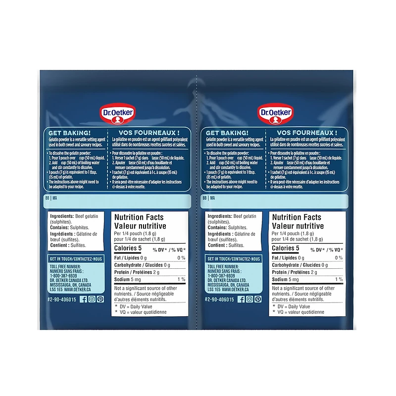 Dr. Oetker Gélatine Poudre (28g) 28g