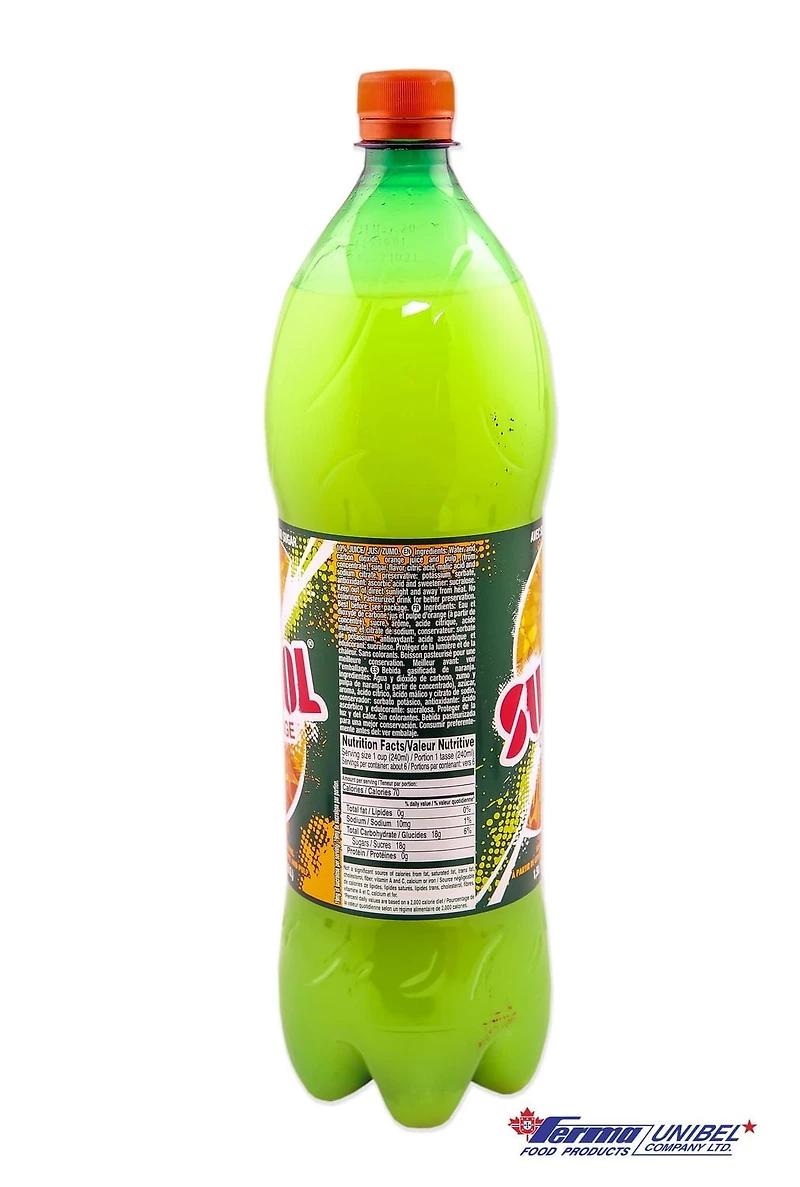 Sumol orange drink, sell quantity 1.5lt