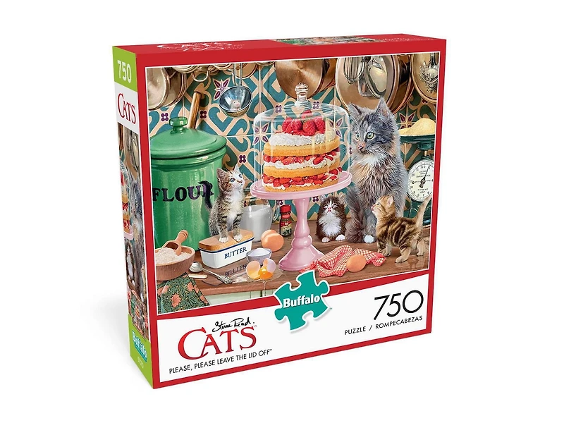 Buffalo Games - Cats - Please, Please Leave The Lid Off - 750 Piece Jigsaw Puzzle