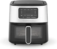 Cuisinart Air Fryer Oven, 6-Qt Basket Stainless Steel Air Fryer, Kitchen Dishwasher-Safe Parts with 5 Presets Roast, Bake, Broil, Air Fry and Keep Warm, Quick & Easy Electric Fryer