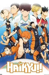 Haikyu!! - Key Art 2 Wall Poster, 22.375" x 34" Framed