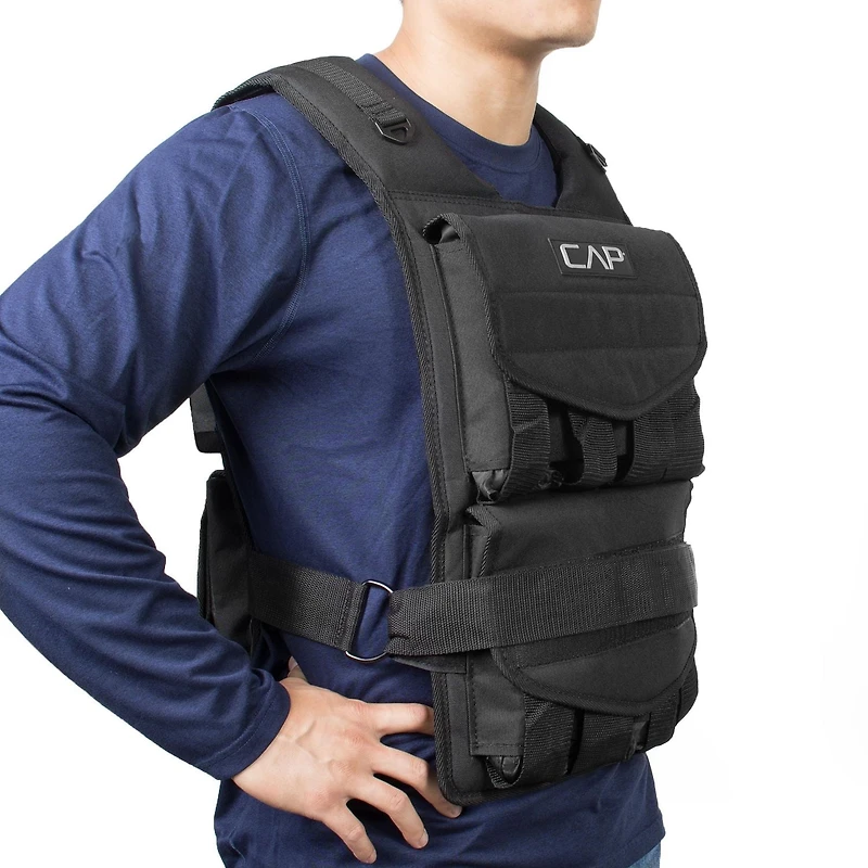 CAP Barbell Gilet lesté réglable, 40lb