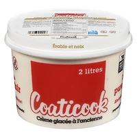 Crème glacée Coaticook érable et noix, sans arachides, sans gluten