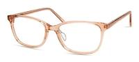 KIN Womens Prescription Eyeglasses, Mahala, Pink Crystal, 54-17-142