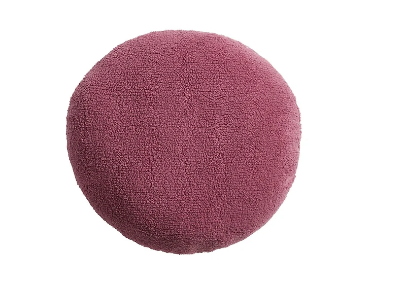 Mainstays Teddy Round Dec Pillow, Grey