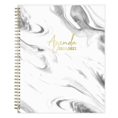Blue Sky Marble Large Weekly/Monthly Planner for 2021-2022