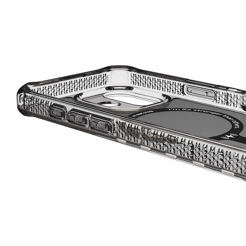 ITSKINS Hybrid_R Vapor MagSafe Case Smoke for iPhone 17