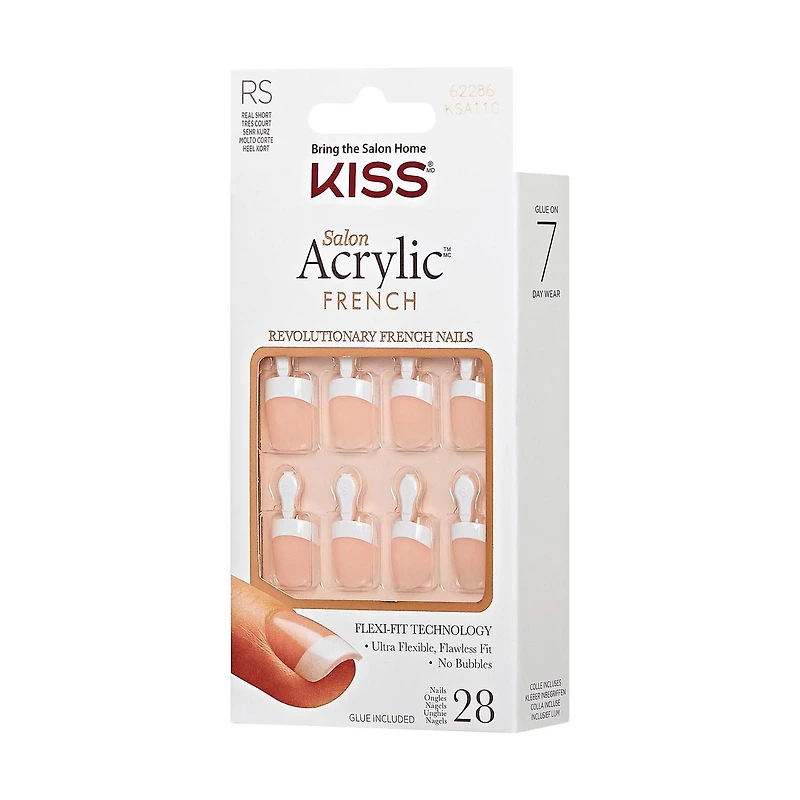KISS Salon Acrylic - Fake Nails, Medium