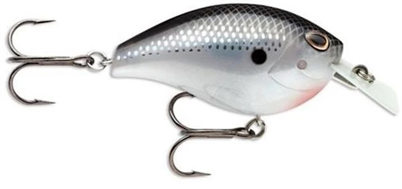 Storm Arashi Silent Square 2-1/8", Black Silver Shad