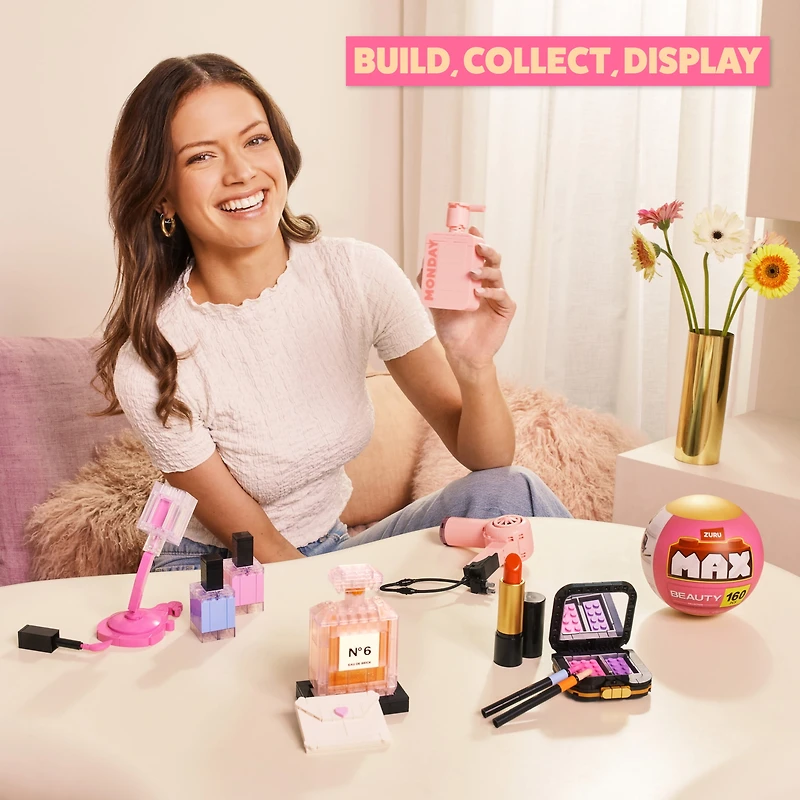 MAX Build More Premium Beauty Building Bricks Collection (Perfume) by ZURU