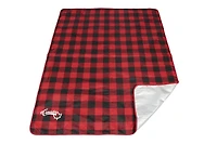 Ensemble chaises et couvertures Ozark Trail, à carreaux rouge et noir, polyester, logo Canada