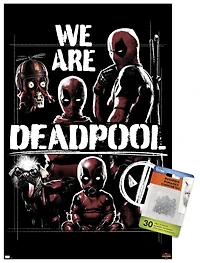 Marvel Deadpool & Wolverine - We Are Deadpool Wall Poster with Magnetic Frame, 22.375" x 34"