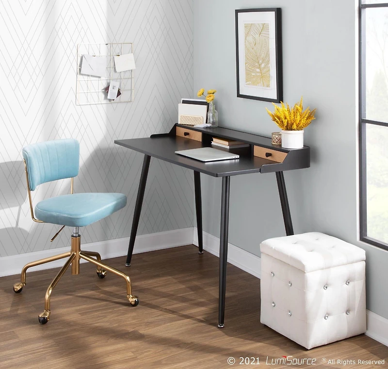 Pouf Square Ottoman from LumiSource