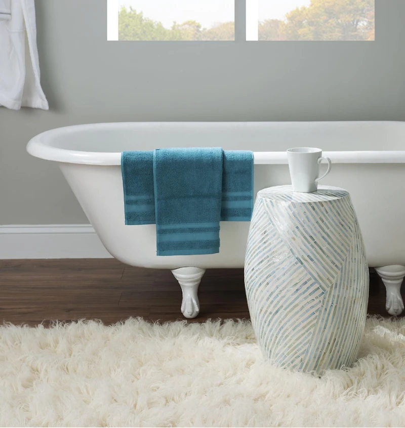 Table à Tambour Milana en Bleu